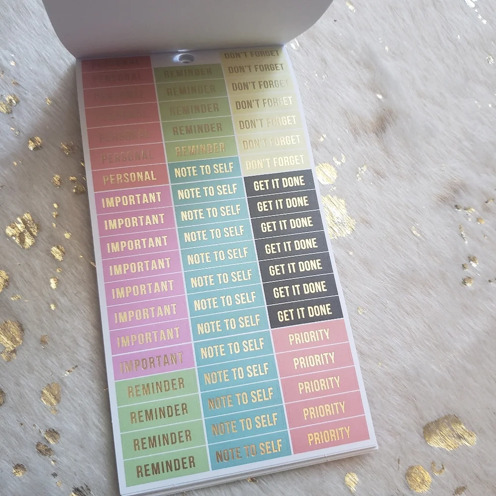 The Happy Planner 2 Pack Watercolor Sticker Sheet 1078